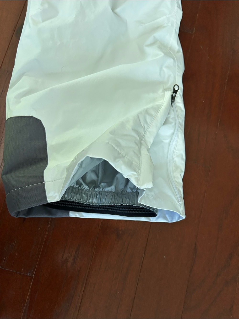 LAND'S END f(x) Primaloft waterproof insulated Snow Pants in White Womens Large - Picture 6 of 14